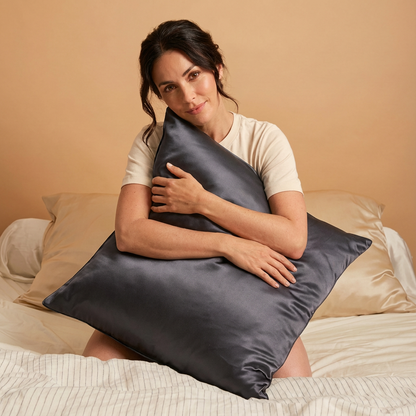 Taie d'oreiller 100% pure soie de mûrier