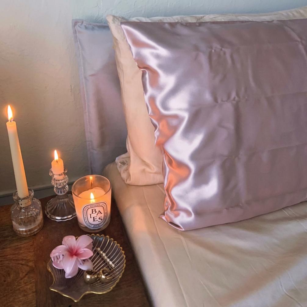 Taie d'oreiller 100% pure soie de mûrier